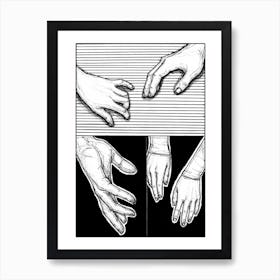 Hands 2 Art Print