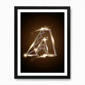 Arizona Diamondbacks Logo Art Print