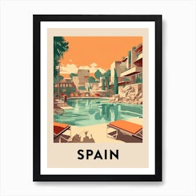 Vintage Travel Poster Spain 4 Art Print
