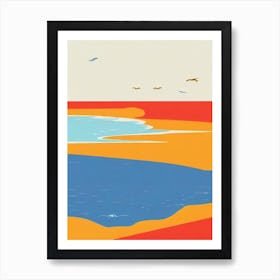 Myrtle Beach South Carolina Midcentury Art Print