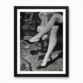 Woman Legs Art Print