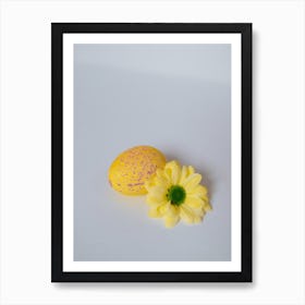 Easter Egg And Flower 1 Art Print