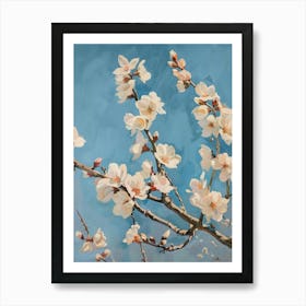 Blossoming Almond Tree 1 Art Print