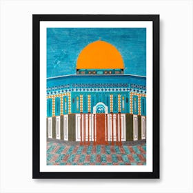 Dome Of The Rock Art Print