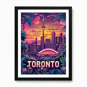 Toronto Skyline 2 Art Print