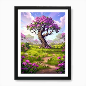 Tree In The Forest 2 Art Print