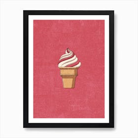 Fast Food Ice Cream Art Print