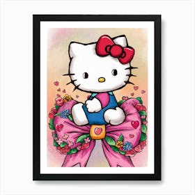 Hello Kitty 10 Art Print