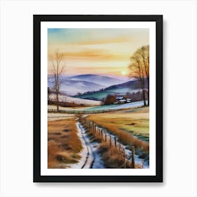 Country Road 2 Art Print