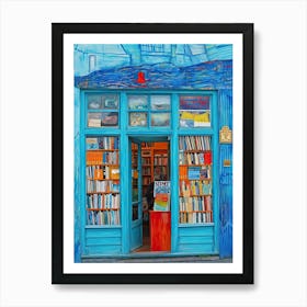 Reykjavik Book Nook Bookshop 4 Art Print