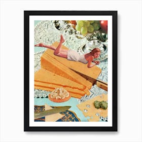 Money Doesnt Buy You Happiness, But It Can Buy You Cheese Art Print