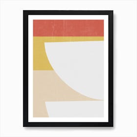 Colourful Mid Century Moderns B Art Print