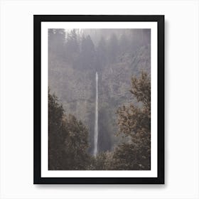 Waterfall Off Cliff Art Print