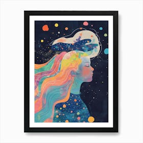 Dreaming Girl 3 Art Print