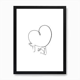 A Ton Of Love Art Print