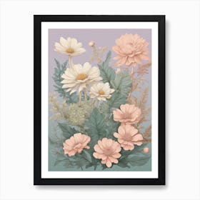 Flowers Canvas Print Art Print