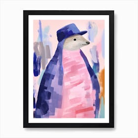 Playful Illustration Of Platypus For Kids Room 2 Art Print