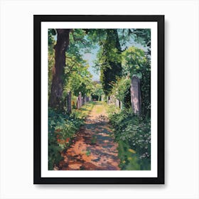 Brompton Cemetery London Parks Garden 4 Painting Art Print