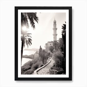 Antalya, Turkey, Photography In Black And White 5 Art Print