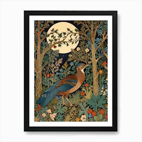 William Morris Pheasant In The Woods Art Print