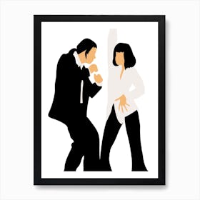 Pulp Fiction Dance 2 Art Print