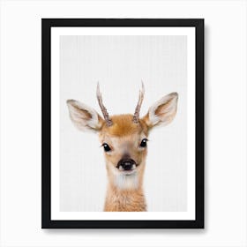 Peekaboo Dear Art Print