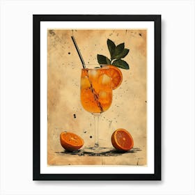 Orange Cocktail 1 Poster