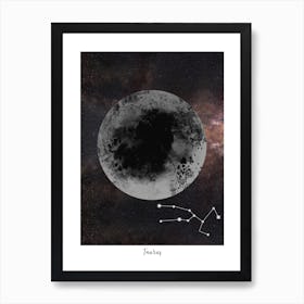 Zodiac Taurus Art Print