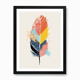 Radiant Layers Of Modernist Reflections Mid Century Style Art Print