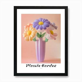 Dreamy Inflatable Flowers Poster Asters 3 Art Print