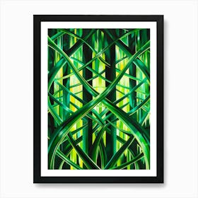 Green Ferns Art Print