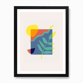 Color Fossil Art Print