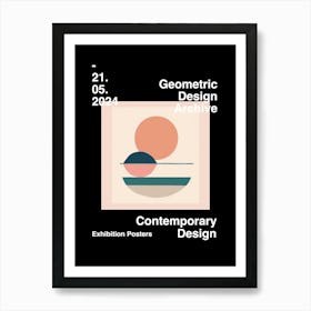 Geometric Design Archive Poster 62 Art Print