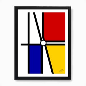 New York Times Square 42nd Street Mondrian Subway Art Print