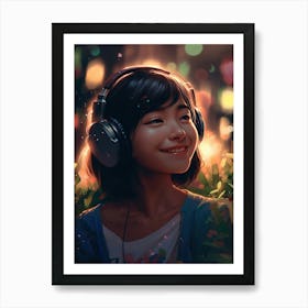 Lofi Girls 3 Art Print