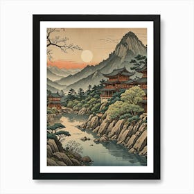 Asian Landscape Art Print