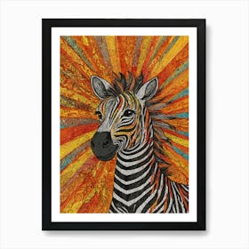 Zebra 2 Art Print