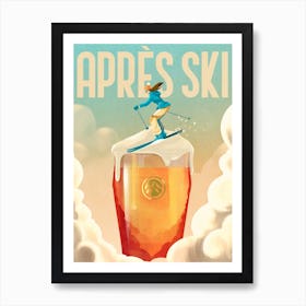 Apres Ski 7200x9600 Art Print