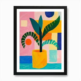 Plant In A Pot 32 Art Print