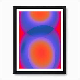 Abstract Bright Aura Art Print