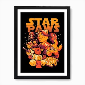 Star Paws Art Print