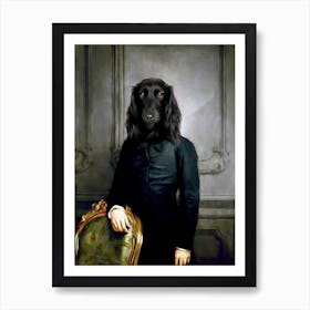 Mr Oscar The Dog Pet Portraits Art Print