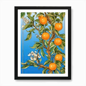 Orange Illustration 1 Art Print