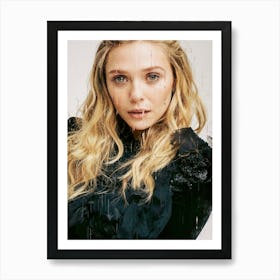 Elizabeth Olsen Beauty Art Print