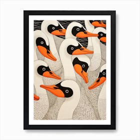 Flock Of Geese 1 Art Print