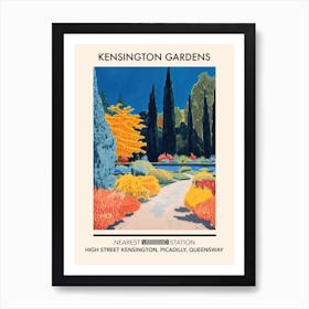 Kensington Gardens London Parks Garden 1 Art Print