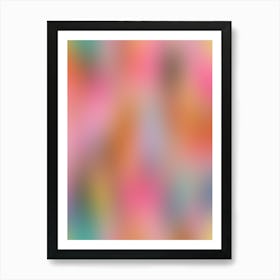 Colors Blooming | 05 – Aura Gradient Art Print