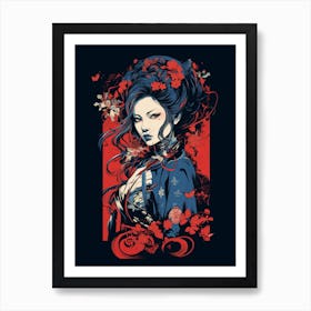 Mineko Geisha Art Print