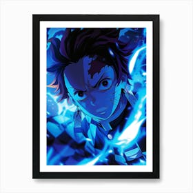 Tanjiro Kamado Demon Slayer 3 Art Print