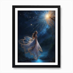 Girl In A Dream Art Print